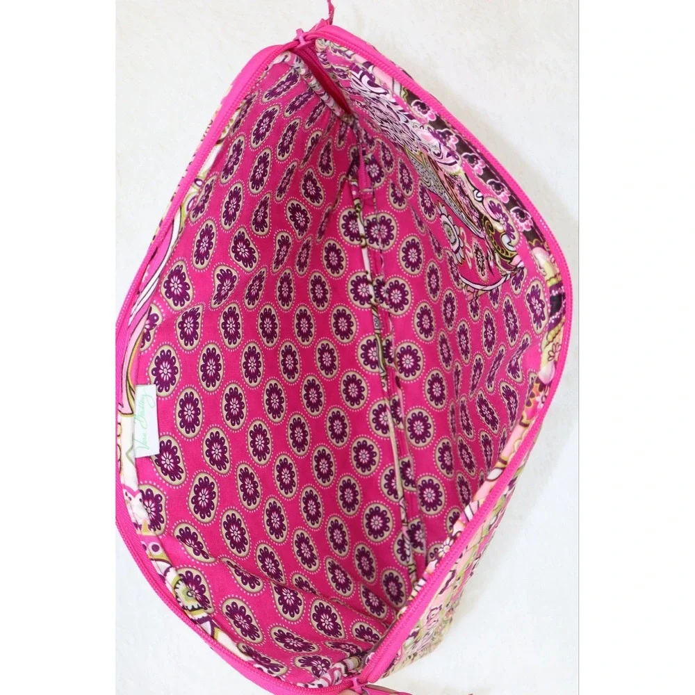 Vintage Vera Bradley Plum Crazy Quilted 17